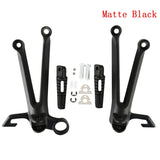 Motorcycle Rear Passenger Foot Peg Footrest Bracket Set For Suzuki GSXR1000 GSXR 1000 2005-2006