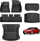 Car Floor Mats for Tesla Model 3 Y 2019-2024 Car Four Seasons Waterproof Non-slip Floor Mat NEW TPE Special Car Accessories