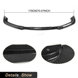 Carbon Fiber Car Front Bumper Lip Spoiler Chin Protector for Lexus IS F Base Sedan 4-Door 2011 2012 Racing Head Bumper Mudguard