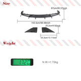 Dry Carbon Car Rear Bumper Diffuser Body Kits For Tesla Model 3 2023 Car Rear Spoiler Apron With Splitters Protector