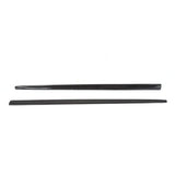 Carbon Fiber/ABS Glossy Black Side Skirts Extension Apron for BMW 4Series F32 F33 M Sport Coupe Convertible 2Door 2014-2017