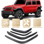 For Jeep Wrangler JL 2018+ 2021 2022 2023 Car Front Rear Mudguard Low Fender Splash Protector Protective Guards Flares Mudflaps