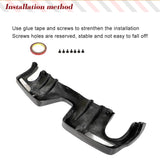 Carbon Fiber Rear Bumper Diffuser for Toyota Supra A90 A91 2019-2022 Coupe 2-Door Lower Bumper Lip Spoiler Valance Protector