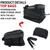 For Harley Sportster S 1250 RH1250 Nightster 975 RH975 2021 2022 Motorcycle Waterproof Tail Bags Back Seat Bags Kit Travel Bag