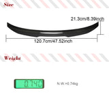 Carbon Rear Car Rear Trunk Racing Spoiler For Audi A3 Sline S3 RS3 8Y Sedan 2021- 2023 Roof Spoiler Trunk Wing Car Kits Lip Wing