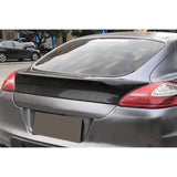 Carbon Fiber Rear Trunk Wing Splitter Body Kit For Porsche Panamera 970 Car Rear Spoiler Ducktail Wing  Bodykit Good Fitment