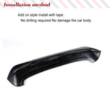 Carbon Fiber/ FRP Rear Roof Spoiler for Volkswagen VW Golf 6 VI MK6 GTI Only 2010-2013 Rear Roof Spoiler Window Extention Lip