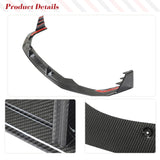 Dry Carbon Fiber Front Bumper Lip Splitters for Audi RS7 C8 Hatchback 2020 - 2022  Front Bumper Lip Spoiler Splitters Guard