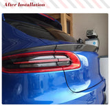 Carbon Fiber Rear Trunk Racing Spoiler for Porsche Macan SUV 4Door 2014-2017 Factory Outlet Car Middle Window Top FRP Wing Lip