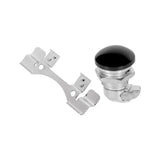 Motorcycle Fuel Door Latch Push Button Gas Oil Cap Tank For Harley Touring Road King Electra Street Tri Glide 92-UP