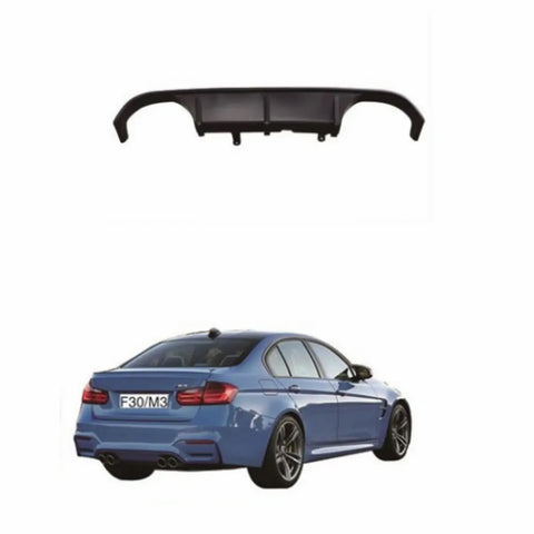For BMW F30 F32 M3 rear spoiler lip matte black