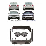 For Mercedes BEN-Z W204 AMG C63 body kit 2008-2010 C180/200/260/300