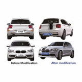 For BMW F20 M.Performance Style bodykit contain front rear bumper/ grille/ front spoiler/side skirt