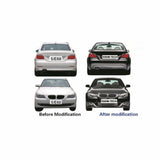 For BMW E60 M-Tech Body kit OLD 2003-2007 2008-2010 contain front bumper rear bumper fog lamp side skirt