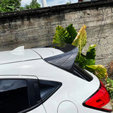 For Honda VEZEL Hatchback 2016-2020 Rear Trunk Lid Car Wings Ducktail Lip Spoiler Black Carbon Tuning Exterior Accessories Part