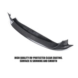 Carbon Fiber/FRP Front Bumper Lip Spoiler for Maserati Ghibli Base and S and S Q4 Sedan 4-Door 2014-2017 Bumper Guard Splitters