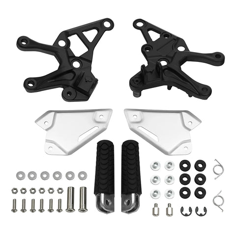 Motorcycle Front Driver Foot Pegs Pedals Bracket For Kawasaki Z900 Z 900 ABS 2017-2024 2023