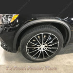 2Pcs Wheel Arch Fender Flares Mudguards GLC43 GLC63 AMG Upgrade For Mercedes-Benz GLC SUV X253 2015-2022 Coupe C253 2016-2022