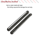 Dry Carbon Car Side Window Pillar For Mercedes Benz G Class W463 G500 G55 G65 G63 AMG 2004-2018 Air Vent Trim C Pillar Cover