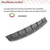 Carbon Fiber Car Front Bumper Lip Spoiler Splitters Car Front Racing Spoiler Body Kits for Maserati Levante SUV 2016-2019