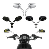 8mm Side Rear View Mirrors Fit For Harley CVO Road Glide 2023-2024