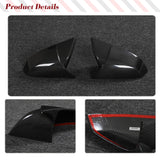 Dry Carbon Fiber Mirror Covers Caps for Tesla Model S Sedan 4 Door 2021-2023 2pcs/pair Car Rearview Mirror Caps Add on Style