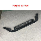 Carbon Fiber Rear Bumper Lip Fit For VW Golf 7.5 MK7.5 Standard And GTI 2017 2018 2019 Rear Diffuser Rear Bumper Spoiler FRP Kit