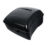 King Pack Trunk Mount Rack Fit For Harley Tour Pak Touring 14-24 Gloss Black