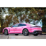 MSY Style Real Carbon Fiber Body Kit for Porsche Taycan Front Lip Rear Bumper Diffuser Trunk Spoiler Side Skirt Air Trim