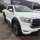 Car Fender Flares Arch Wheel Eyebrow Protector Mudguard Sticker for Great Wall cannon POER 2023