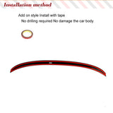 Car Rear Trunk Spoiler Wing for BMW 3 Series F30 F35 F80 M3 Sedan 2012-2019 Rear Trunk Spoiler Boot Lip Wing Lip Dry Carbon