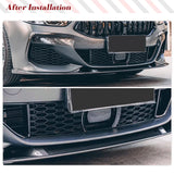 Dry Carbon Car Front Bumper Lip Spoiler for BMW 8 Series G14 G15 G16 M Sport 2018 - 2022 Car Front Lip Spoiler Splitters