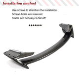 Car Rear Trunk Racing Spoiler Boot Lip Wing Spoiler For Toyota GT86 Subaru BRZ Coupe 2013-2019 Real Carbon Fiber Rear Wing Lip