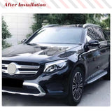 Car Side Sirts For Mercedes Benz GLC Class GLC60 GlC300 GLC 63 AMG 2015-2019 Car Side Bottom Side Skirt Extension Body Apron Lip