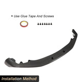Carbon Fiber Front Bumper Lip Spoiler for BMW F87 M2 Competition M2C 2018 2019 2020 Car Front Lip Chin Apron Splitters Body Kit