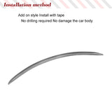 Carbon Fiber Car Rear Trunk Racing Spoiler Boot Lip Wing For BMW Z4 E89 2009-2015 Car Rear Trunk Wing Spoiler FRP Black