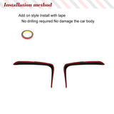 For BMW X3 G01 X3 20d 25i 20i 30i 30d M40i M40d 2021-2023 Rear Bumper Canards ABS Black Air Intake Trim Diffuser Car Body Kits