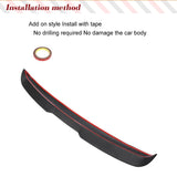 FRP Unpainted Primer Black Car Rear Roof Top Lip Wing Spoiler for Volkswagen VW Multivan T5 2012-2016 Auto Roof Spoiler Wing