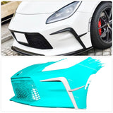 Carbon Fiber Front Bumper Canards Splitters For Toyota GR86 2022 2023 Car Front Lip Splitters Flap Canards Apron
