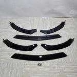 Front Bumper Lip Diffuser Splitter For Mercedes Benz CLA Class C118 W118 X118 CLA180 200 220 250 CLA35 CLA45 AMG 2019-2023 Black