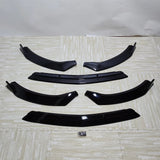 Front Bumper Lip Diffuser Splitter For Mercedes Benz CLA Class C118 W118 X118 CLA180 200 220 250 CLA35 CLA45 AMG 2019-2023 Black