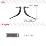Fit For Mercedes-Benz C257 CLS550 CLS400 CLS63 AMG 2018-2020 REAL CARBON Fiber Car Rear Bumper Canards Splitter Fins