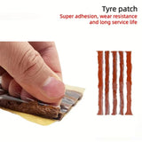 Car Tire Repair Tool Tire Repair Kit Studding Tool Set Auto Bike Tubeless Tire Tyre Puncture Plug Garage Tools with Rubber Strip