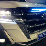 Land cruiser LC200 Converted to LIMGENE style body kit front bumper with new headlights fit for LC200 2016-2019