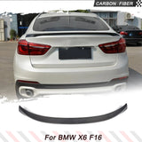 Carbon Fiber Car Rear Trunk Racing Spoiler Lip Wing Boot Lip for BMW X6 F16 2015 2016 2017 Car Rear Trunk Spoiler Boot Lip Wing
