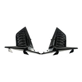 For Lexus is300 F Sport is350 is500 2021-2024 Car Front Fog Light Cover Glossy Black Car Accessories Body Kit Lamp Trim