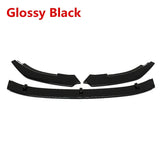 High Quality 3 Piece Car Front Bumper Splitter Lip Diffuser Chin Spoiler Guard For VW For Golf MK6 GTI 2010 2012 2013 Body Kit