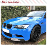Car Front Lip Chin Apron Guard Body Kit For BMW 3 Series E90 E92 E93 M3 2008-2013 Caron Fiber Front Bumper Racing Lip Spoiler