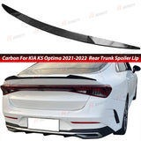 Trunk Spoiler For KIA K5 Optima 2021-2022 Rear Wing Exterior Decorative Ducktail Accessories ABS Plastic Refit Spoiler