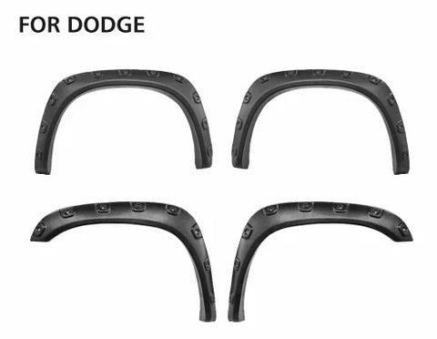 Plastic Fender Flares Wheel Flares  Mudguard Arch Wholesaler hot selling  4x4 offroad For Dodge Ram 1500